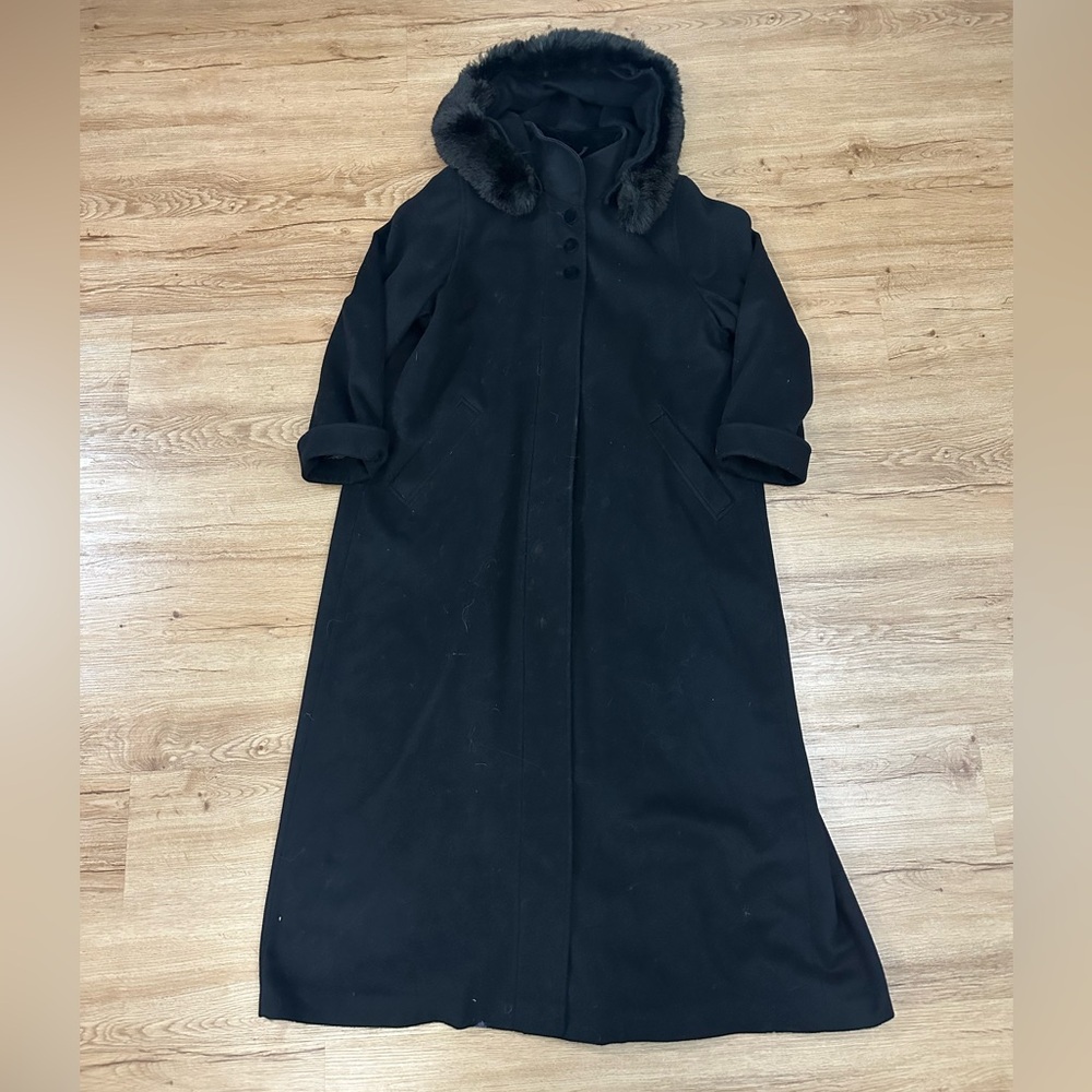 Maximilian steinbock wool cashmere blend coat